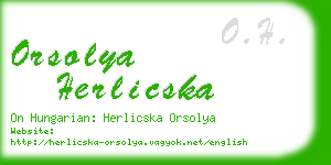 orsolya herlicska business card